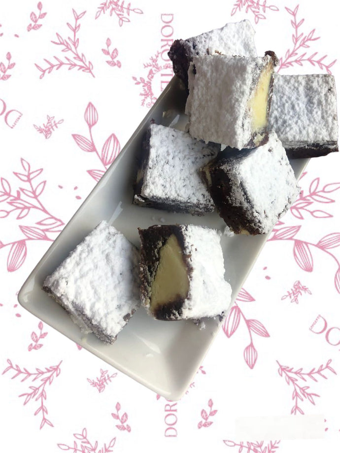 Brownies con doble chocolate